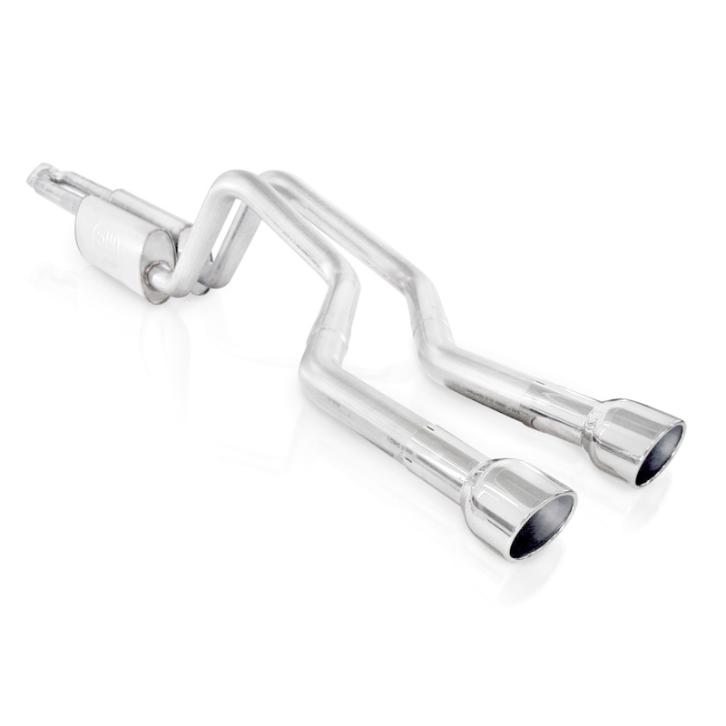Stainless Works 2006-09 Trailblazer SS 6.0L 2-1/2in S-Tube Exhaust Y-Pipe Center Bumper Exit - Image 2