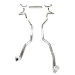 Alternative view of Stainless Works Chevy Camaro 1967-68 Exhaust SB Stainless System
