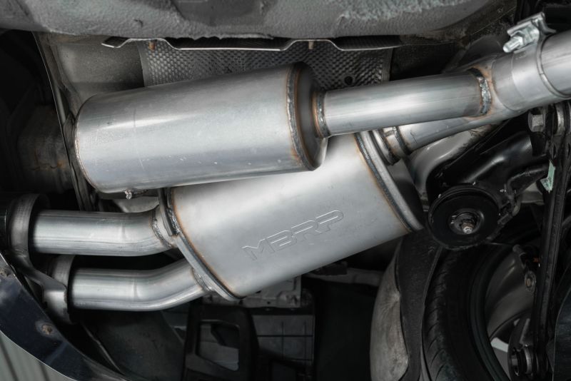MBRP 2018+ Kia Stinger 3.3L RWD/AWD 2.5in Cat Back Dual Rear Exit w/o Tips - Image 7