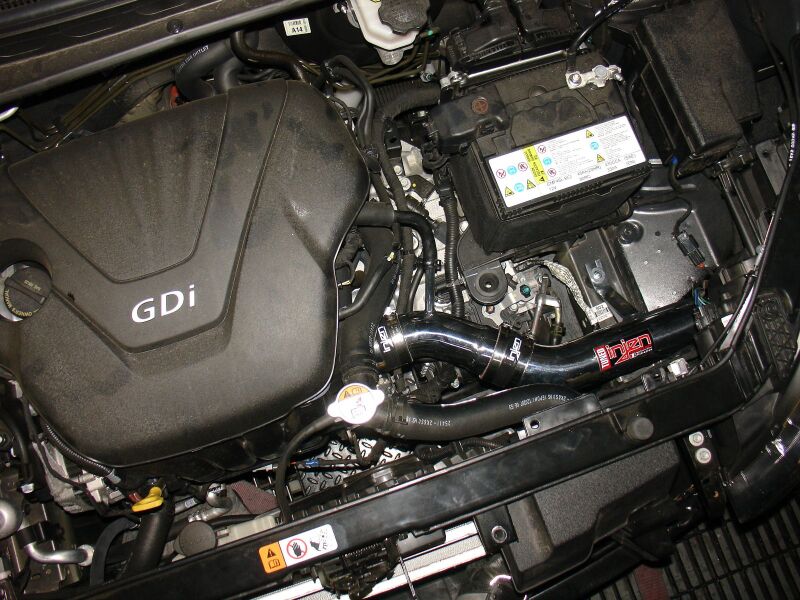 Injen 12 Kia Soul 1.6L 4cyl Polished Cold Air Intake w/ MR Tech & Super Nano-Web Filter - Image 2