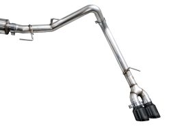 AWE 0FG Exhaust for 3rd Gen Toyota Tundra - Dual Diamond Black Tips - Image 11