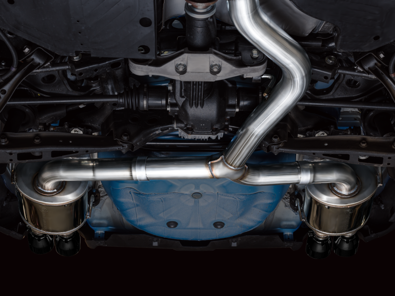 AWE Tuning 2022+ VB Subaru WRX Touring Edition Exhaust - Diamond Black Tips - Image 4