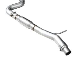 AWE MK8 Volkswagen Golf R 3in Track Edition Quad Exhaust - Diamond Black Tips - Image 11