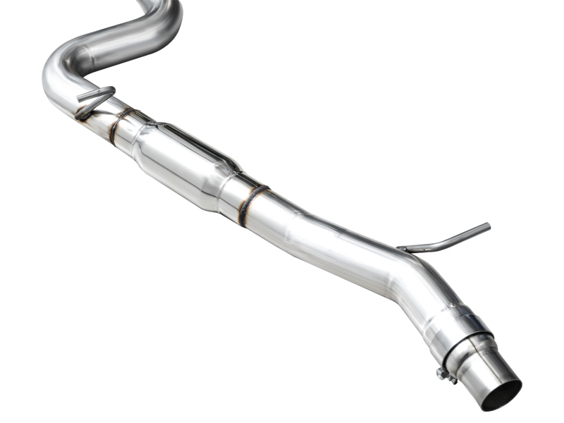 AWE MK8 Volkswagen Golf R 3in Touring Edition Quad Exhaust - Diamond Black Tips - Image 11
