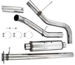MBRP 11-19 Chevy/GMC 2500HD PU 6.0L V8 Single Side Exit Alum Cat Back Perf Exhaust - Image 4