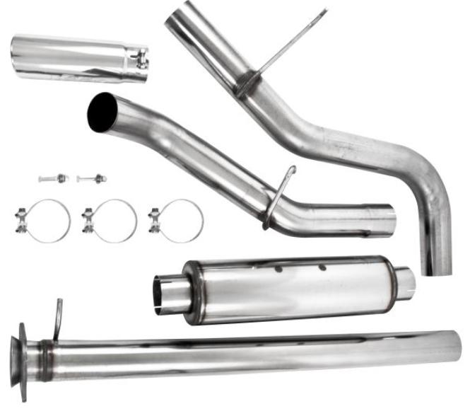 MBRP 11-19 Chevy/GMC 2500HD PU 6.0L V8 Single Side Exit Alum Cat Back Perf Exhaust - Image 4