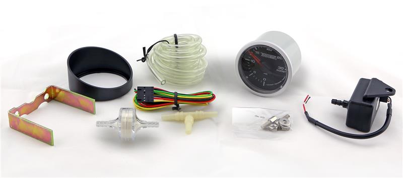 Turbosmart Vaccum/Boost Gauge 30psi 52mm - 2 1/16 (Stepper Motor)