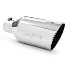 MBRP Universal Tip 8in O.D. Rolled End 4in inlet 18in length T304 - Image 3