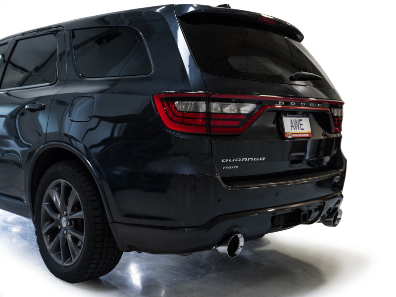 AWE Tuning 11-24 Dodge Durango 5.7L Track Edition Exhaust w/ Chrome Silver Tips - Image 5