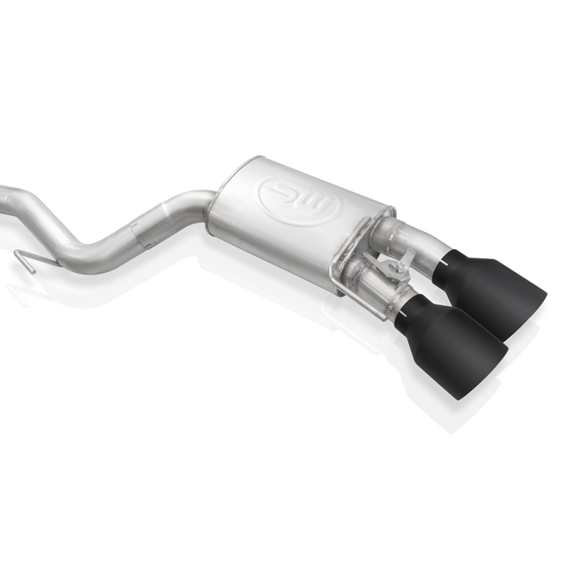 Stainless Works 2020 Ford GT500 Legend Catback H-Pipe Exhaust Factory Connect - Black Tips - Image 12