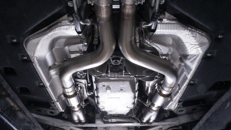Stainless Works 2016-18 Cadillac CTS-V Sedan Headers 2in Primaries 3in Catted Leads Into X-Pipe - Image 5