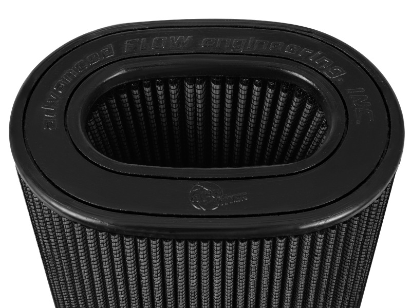 aFe Magnum FLOW Black Pro 5R Air Filter (Pair) (6x4)in F x (8-1/4x6-1/4in) B x (7-1/4x5in) Tx10in H - Image 4