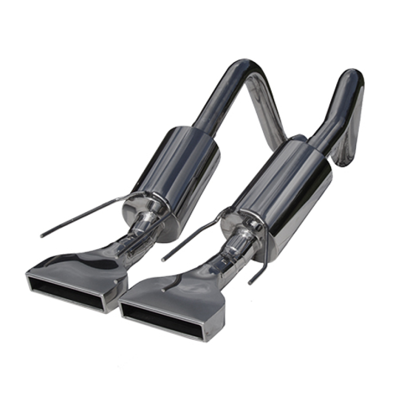 MBRP 2005-2008 Chev Corvette Dual Muffler Axle Back Rectangular Tips - Image 2