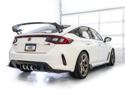 AWE Tuning 2023 Honda Civic Type R FL5 Track Edition Exhaust w/ Triple Chrome Silver Tips - Image 14