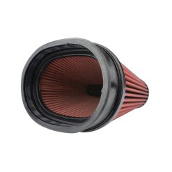 Alternative view of Injen 8-Layer Oiled Cotton Gauze Air Filter/ Oval ID Oval Base/5.55in Media HT/7in x 2.75in Oval Top