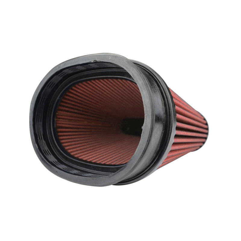 Injen 8-Layer Oiled Cotton Gauze Air Filter/ Oval ID Oval Base/5.55in Media HT/7in x 2.75in Oval Top - Image 2
