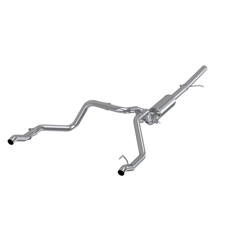 MBRP 2019 Chevrolet Silverado 1500 4.3L/5.3L 2.5in Cat Back Dual Rear Exit - Aluminized - Image 2