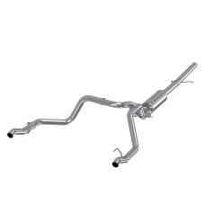 Alternative view of MBRP 2019 Chevrolet Silverado 1500 4.3L/5.3L 2.5in Cat Back Dual Rear Exit - T409