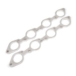 Stainless Works Big Block Chevy Round Port Header 304SS Exhaust Flanges 2-1/8in Primaries - Image 3