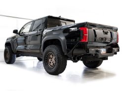 AWE Exhaust for 4th Gen Toyota Tacoma Dual Diamond Black Tips - Image 3