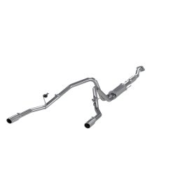 Alternative view of MBRP 11 Ford F-150 5.0L V8 Aluminized Cat Back Dual Split Rear Exit