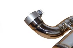 Injen 07-17 Jeep Wrangler JK 3.6L/3.8L 63mm Polished Axle-back Exhaust w/ 4in Black Tips - Image 3