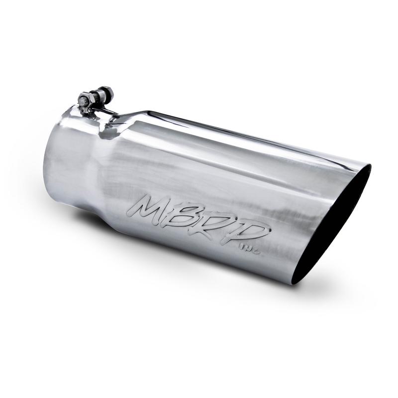 MBRP Universal Tip 5 O.D. Angled Single Walled 4 inlet 12 length - Image 3