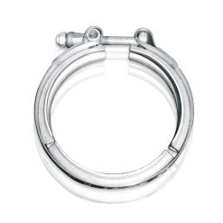 Alternative view of Stainless Works V Band SS T-Bolt Clamp only for 3 1/2in tubing only