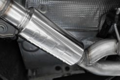 MBRP 18-21 Audi S5 Coupe/S4 Sedan T304 SS 2.5in Cat-Back Quad Rear Exit Exhaust - SS Tips - Image 3