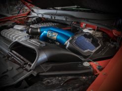 aFe 21-22 Ford F-150 Raptor V6-3.5L(tt) Momentum XP Cold Air Intake System - Blue w/ Pro 5R Filter - Image 9