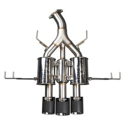 Injen 17-20 Honda Civic Type R 2.0L Turbo 3in 304SS Cat-Back Exhaust - Image 3