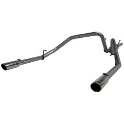 MBRP 2006-2008 Dodge Ram Hemi 1500 5.7L SC/CC-SB Cat Back Dual Split Rear - Image 3