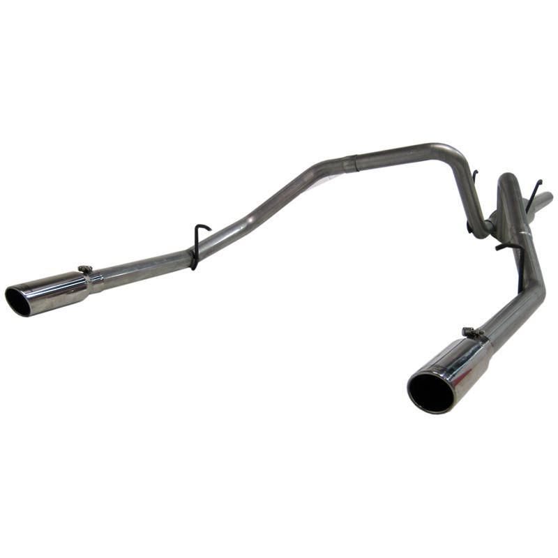 MBRP 2006-2008 Dodge Ram Hemi 1500 5.7L SC/CC-SB Cat Back Dual Split Rear - Image 3
