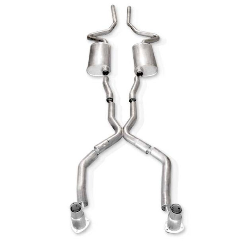 Stainless Works Chevy chevelle Small/Big Block 1968-72 Exhaust 2.5in Stainless Dual - Image 2