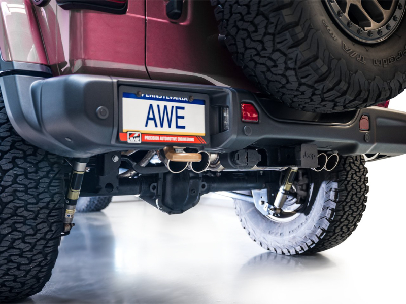 AWE 21+ Wrangler 392 Switchpath Cat-Back Exhaust- Quad BashGuards - Image 14