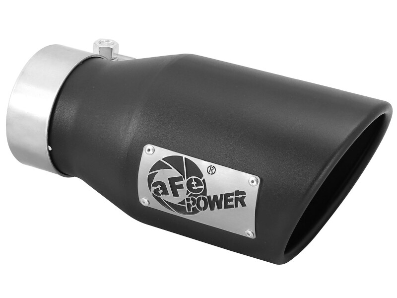aFe 2021+ Jeep Gladiator V6-3.0L (td) Vulcan Series 3in 304 SS DPF-Back Exhaust System - Black Tip - Image 3