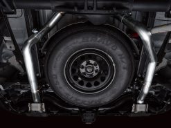 AWE 4th Gen GM 1500 6.2L Catback Split Rear Exit (w/ Bumper Cutouts) - OE Tips - Image 10