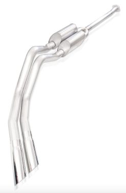 Alternative view of Stainless Works 15-19 Ford F150 5.0L Redline Aftermark Connection Dual 3.5in Side Exit Polished Tips