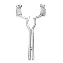 Stainless Works 2020 Ford GT500 Redline Catback H-Pipe Exhaust Factory Connect - Polished Tips - Image 16