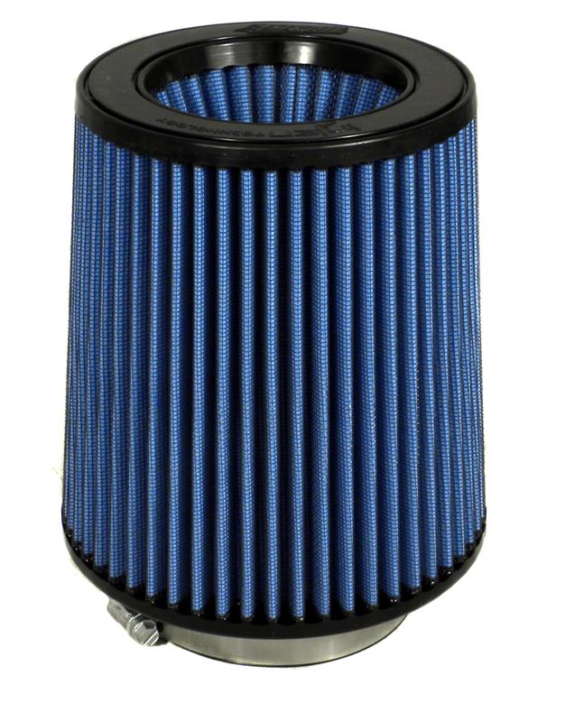 Injen Nanofiber Dry Air Filter - 4in Flange Dia / 6 1/2in Base / 7in Tall / 5 3/8in Top - Image 2