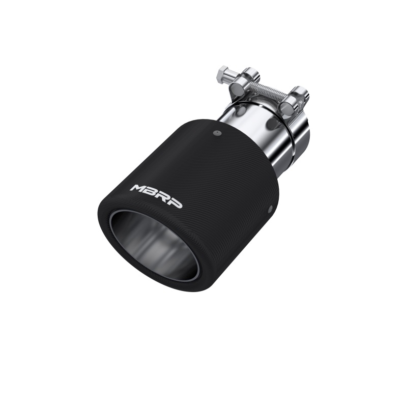 MBRP Universal Carbon Fiber Tip 4in OD / 2.5in Inlet / 7.7in L - Image 2
