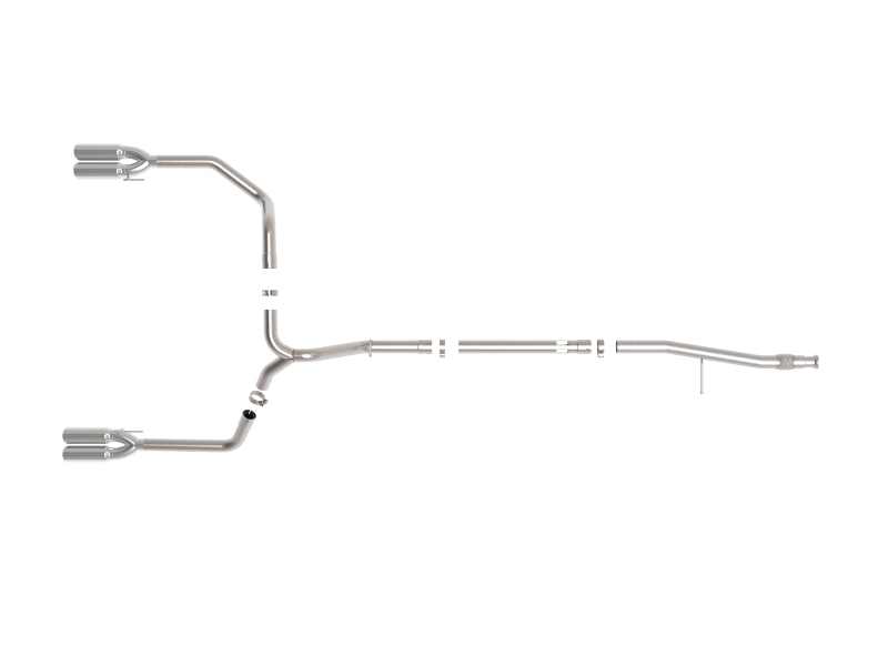 aFe Vulcan Series 3in 304SS DPF-Back 20-21 GM Trucks L6-3.0L (td) LM2 - Dual Polished Tip - Image 5