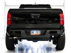 AWE Exhaust for 4th Gen Toyota Tacoma Dual Diamond Black Tips - Image 2