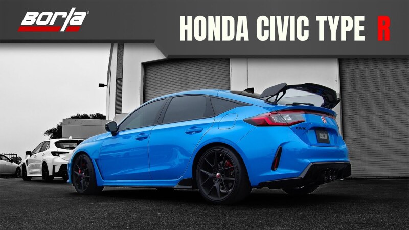 Borla 2023 Honda Civic Type R MT ATAK Catback Exhaust w/ 4in Tips - Image 2