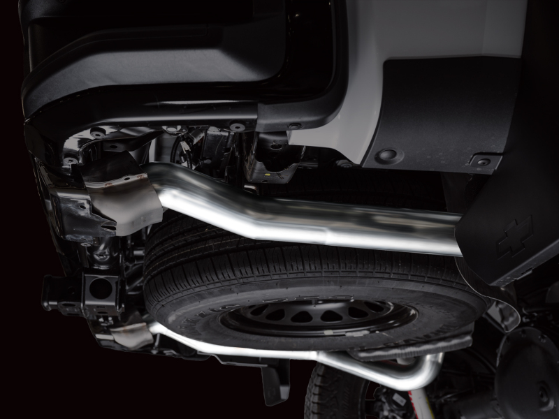 AWE 4th Gen GM 1500 5.3L 0FG Catback Split Rear Exit (w/ Bumper Cutouts) - OE Tips - Image 8