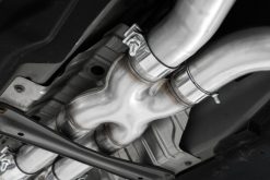 MBRP 17+ Infiniti Q60 3.0L RWD/AWD 3in Cat-Back Dual Split Rear Street Version w/4.5in OD Tips -T304 - Image 3