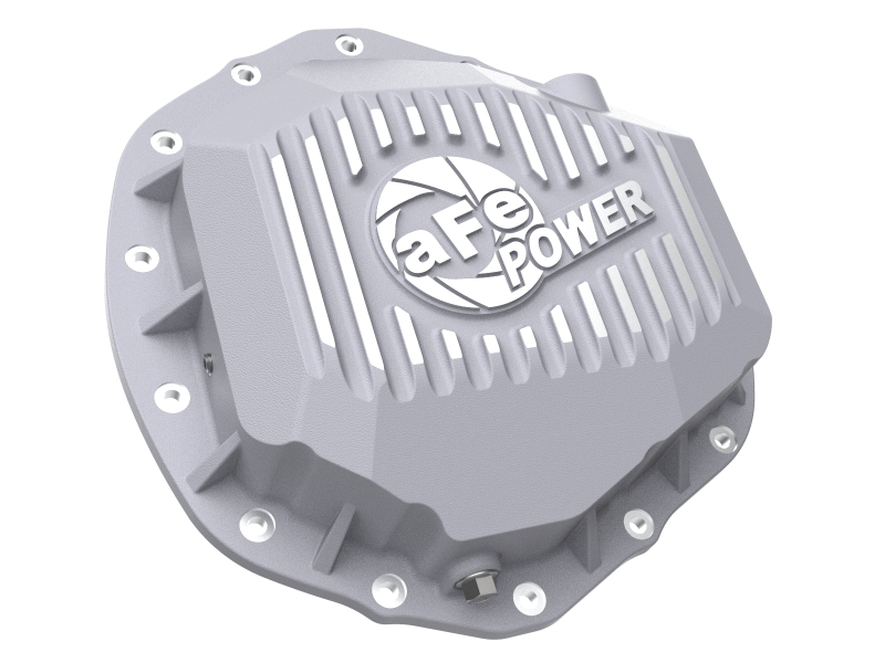 aFe Street Series Rear Differential Cover Raw w/ Machined Fins 20-21 GM Trucks V8-6.6L - Image 3