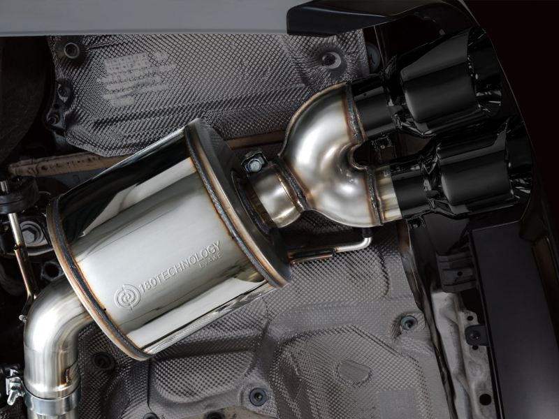 AWE Tuning 19-23 Audi C8 S6/S7 2.9T V6 AWD Touring Edition Exhaust - Diamond Black Tips - Image 11