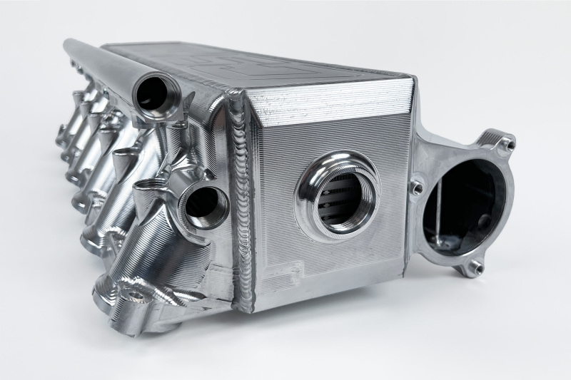 CSF Gen 2 B58 Race X Charge-Air-Cooler Manifold - Raw Billet Aluminum Finish - Image 4