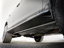 Alternative view of aFe POWER 15-19 Subaru Outback H4 2.5L / H6 3.6L Terra Guard Trail Slider Steps - Black